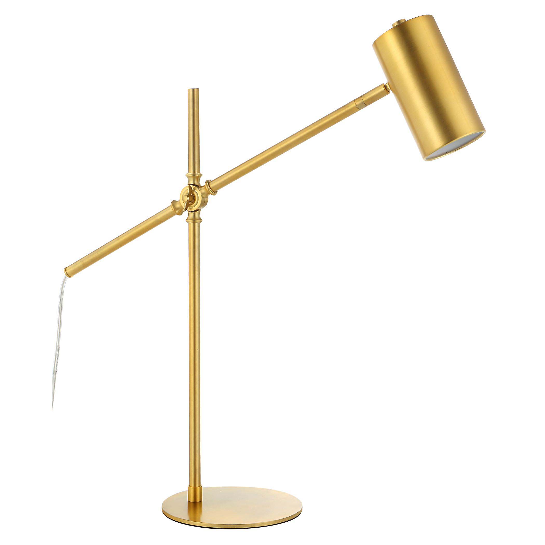 Brushed Gold Home Decor Desk Lamp