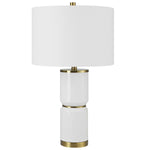 Gloss White Home Decor Table Lamp