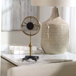 Uttermost Gio Brass Table Clock