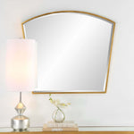 Uttermost Boundary Gold Arch Mirror