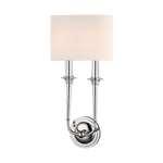 Hudson Valley Lighting Lourdes 2 Light Wall Sconce - Polished Nickel