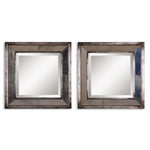 Uttermost Davion Squares Silver Mirror Set/2