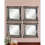 Uttermost Davion Squares Silver Mirror Set/2