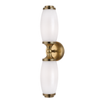 Hudson Valley Lighting Brooke 2 Light Wall Sconce - Aged Brass