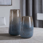 Uttermost Ione Seeded Glass Vases, S/2