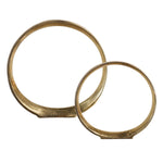 Uttermost Jimena Gold Ring Sculptures Set/2