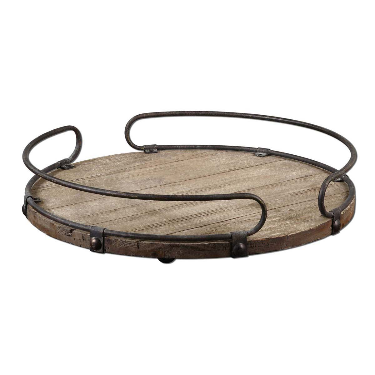 Uttermost Acela Round Wine Tray