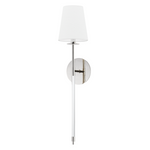 Hudson Valley Lighting Niagara Crystal 1 Light Wall Sconce - Polished Nickel