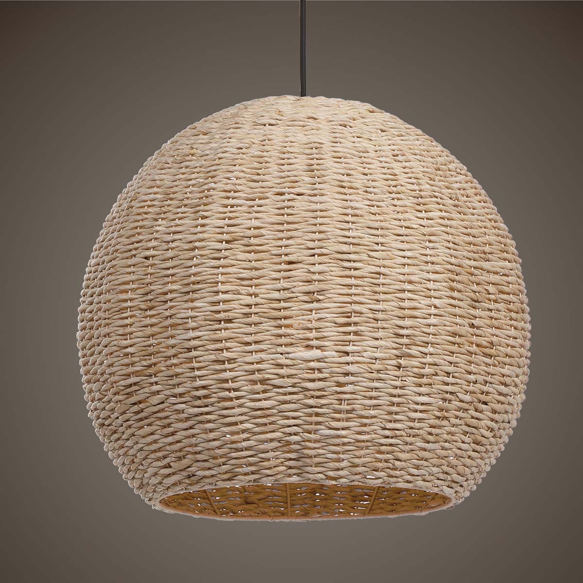 Uttermost  Seagrass 1 Light Dome Pendant