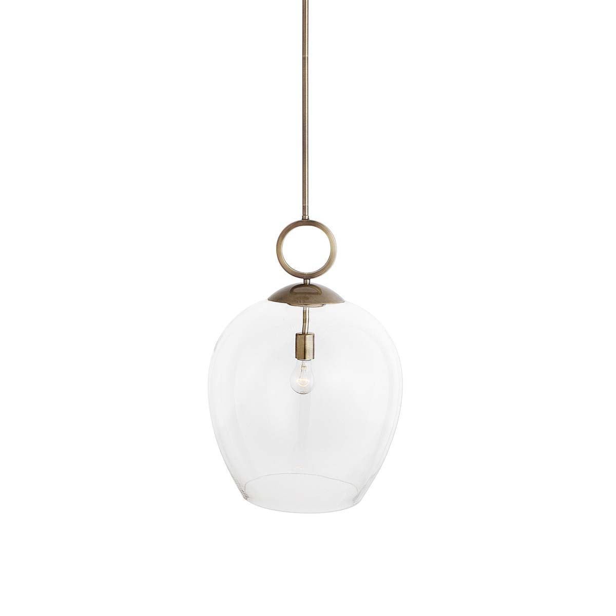 Uttermost Calix Large Blown Glass 1 Light Pendant