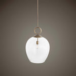 Uttermost Calix Large Blown Glass 1 Light Pendant