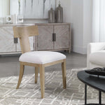 Uttermost Idris Armless Chair Natural