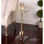 Uttermost Laton Mirrored Accent Table