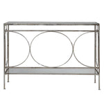 Uttermost Luano Silver Console Table