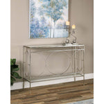 Uttermost Luano Silver Console Table