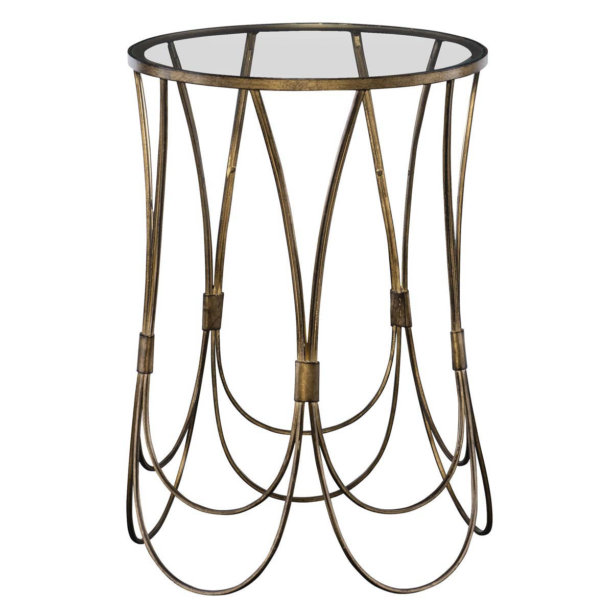 Uttermost Kalindra Gold Accent Table