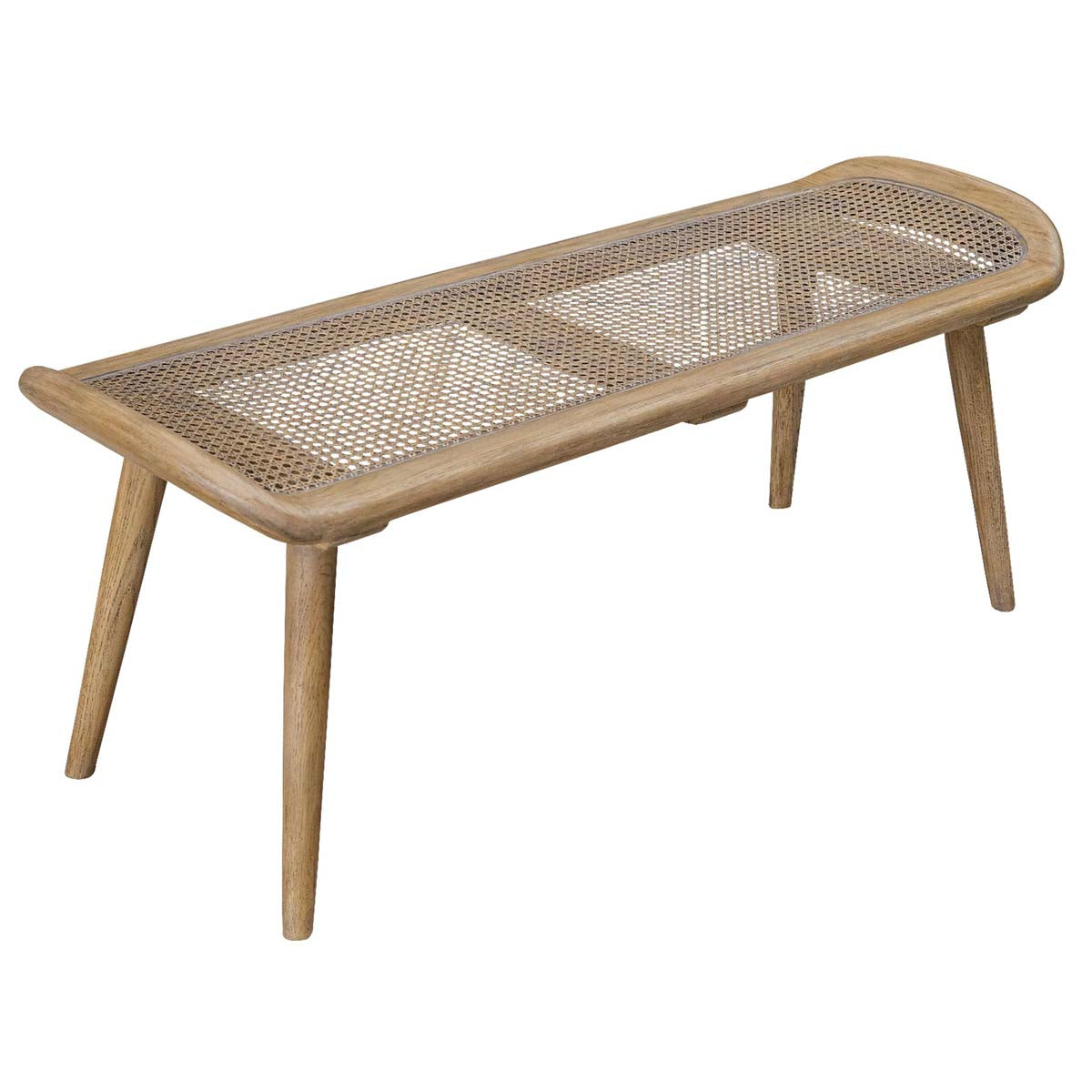 Uttermost Arne Woven Rattan Bench