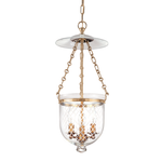 Hudson Valley Lighting Hampton 20.75" 3 Light Pendant Aged Brass - 252-AGB-C2 - Brown