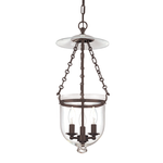 Hudson Valley Lighting Hampton 20.75" 3 Light Pendant Old Bronze - 252-OB-C1 - Brown