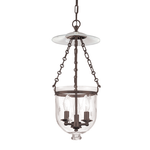 Hudson Valley Lighting Hampton 20.75" 3 Light Pendant Old Bronze - 252-OB-C3 - Brown