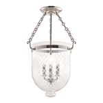 Hudson Valley Lighting Hampton 20.25" 3 Light Semi Flush Polished Nickel - 253-PN-C2 - Metallic