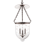 Hudson Valley Lighting Hampton 25" 3 Light Pendant Old Bronze - 254-OB-C3 - Brown