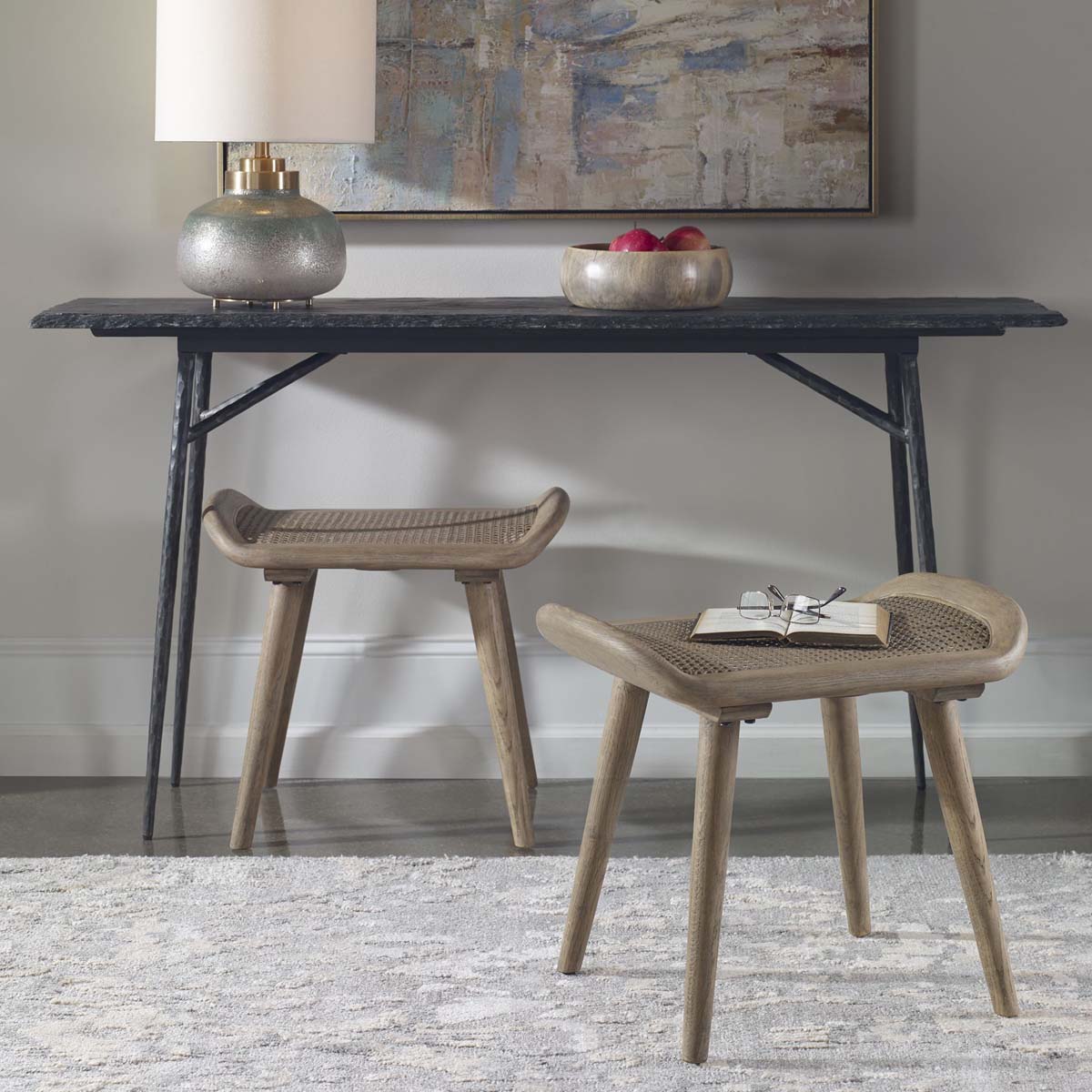 Uttermost Arne Scandinavian Small Bench