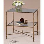 Uttermost Henzler Mirrored Glass Lamp Table