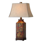 Uttermost Colorful Flowers Table Lamp