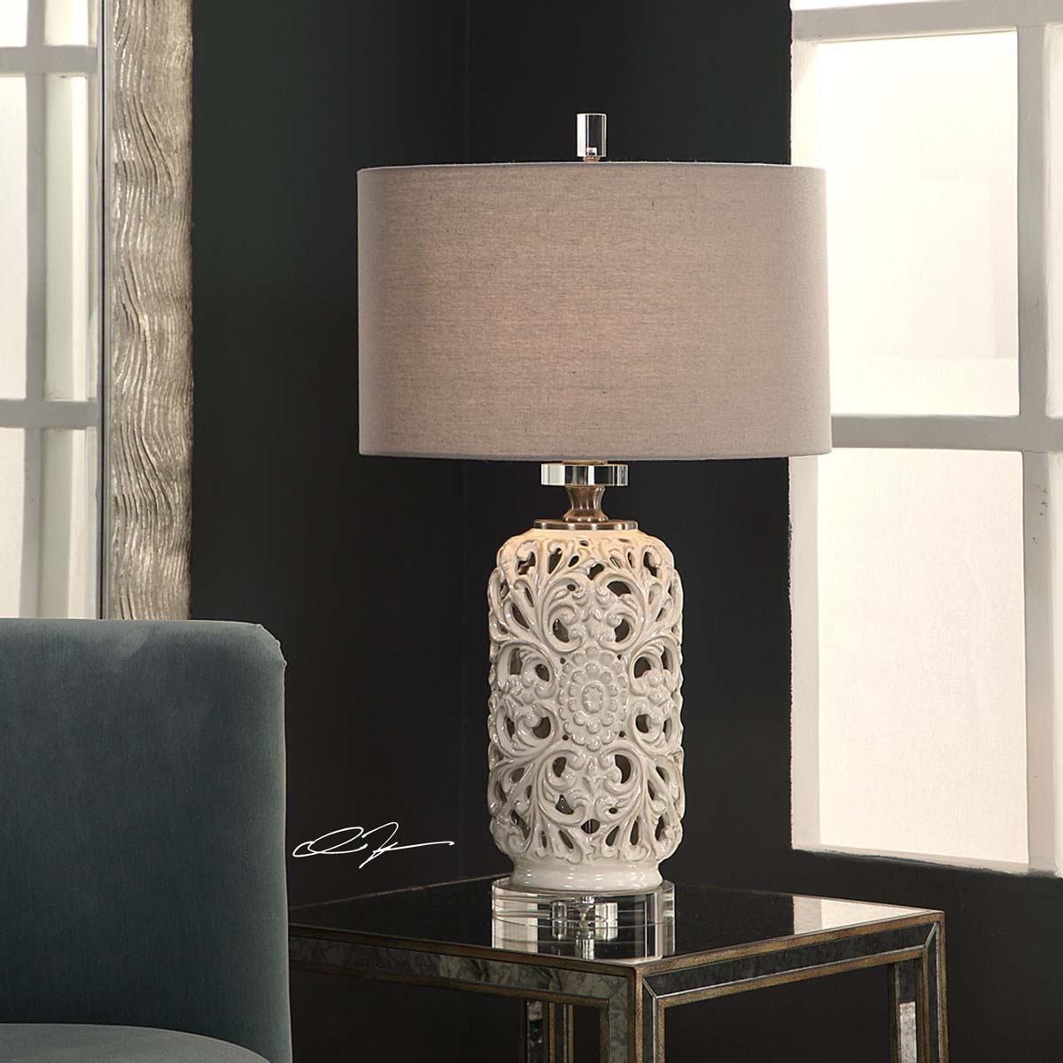 Uttermost Dahlina Ceramic Table Lamp