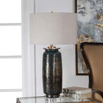 Uttermost Olesya Swirl Glass Table Lamp