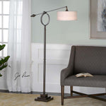 Uttermost Levisa Brushed Bronze Floor Lamp