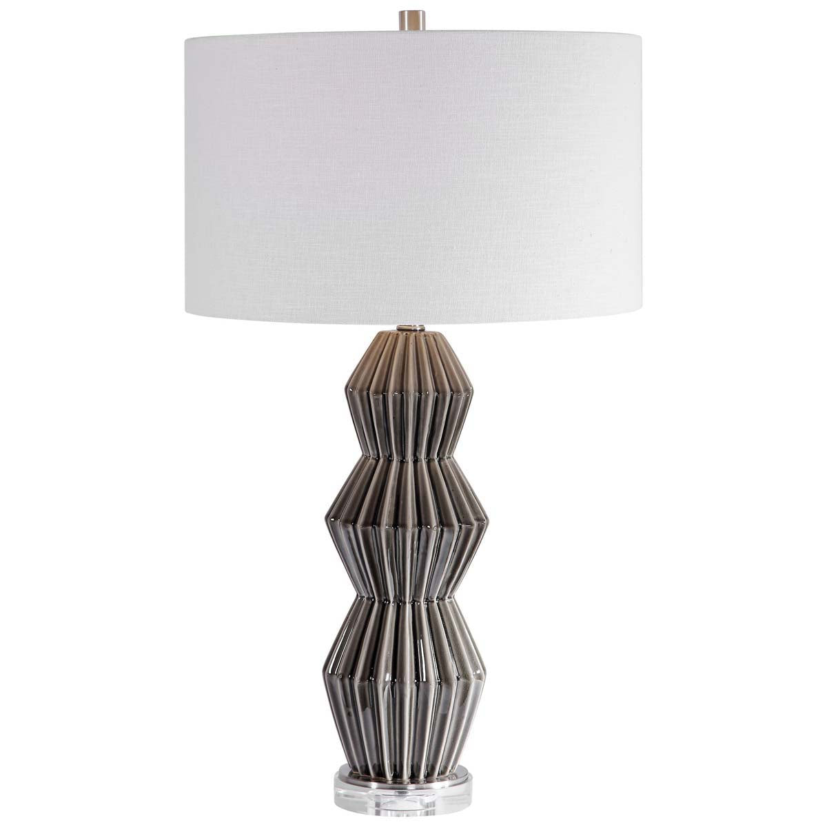 Uttermost Maxime Smokey Gray Table Lamp