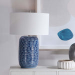 Uttermost Sedna Blue Table Lamp