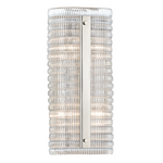 Hudson Valley Lighting Athens 7" 2 Light Wall Sconce - Polished Nickel