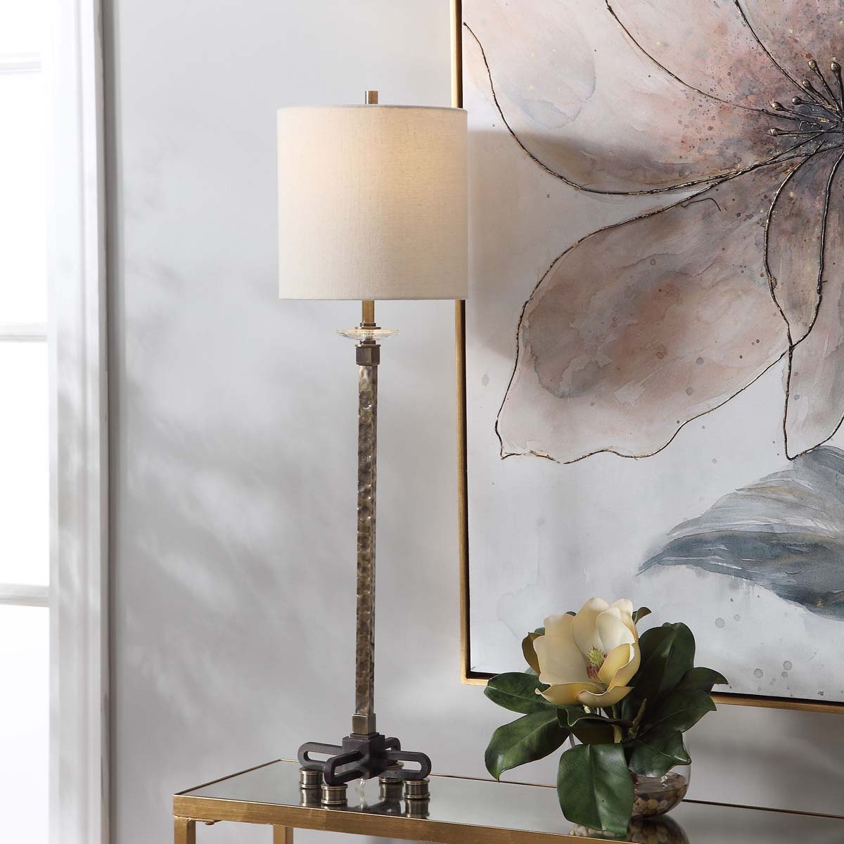 Uttermost Parnell Industrial Buffet Lamp