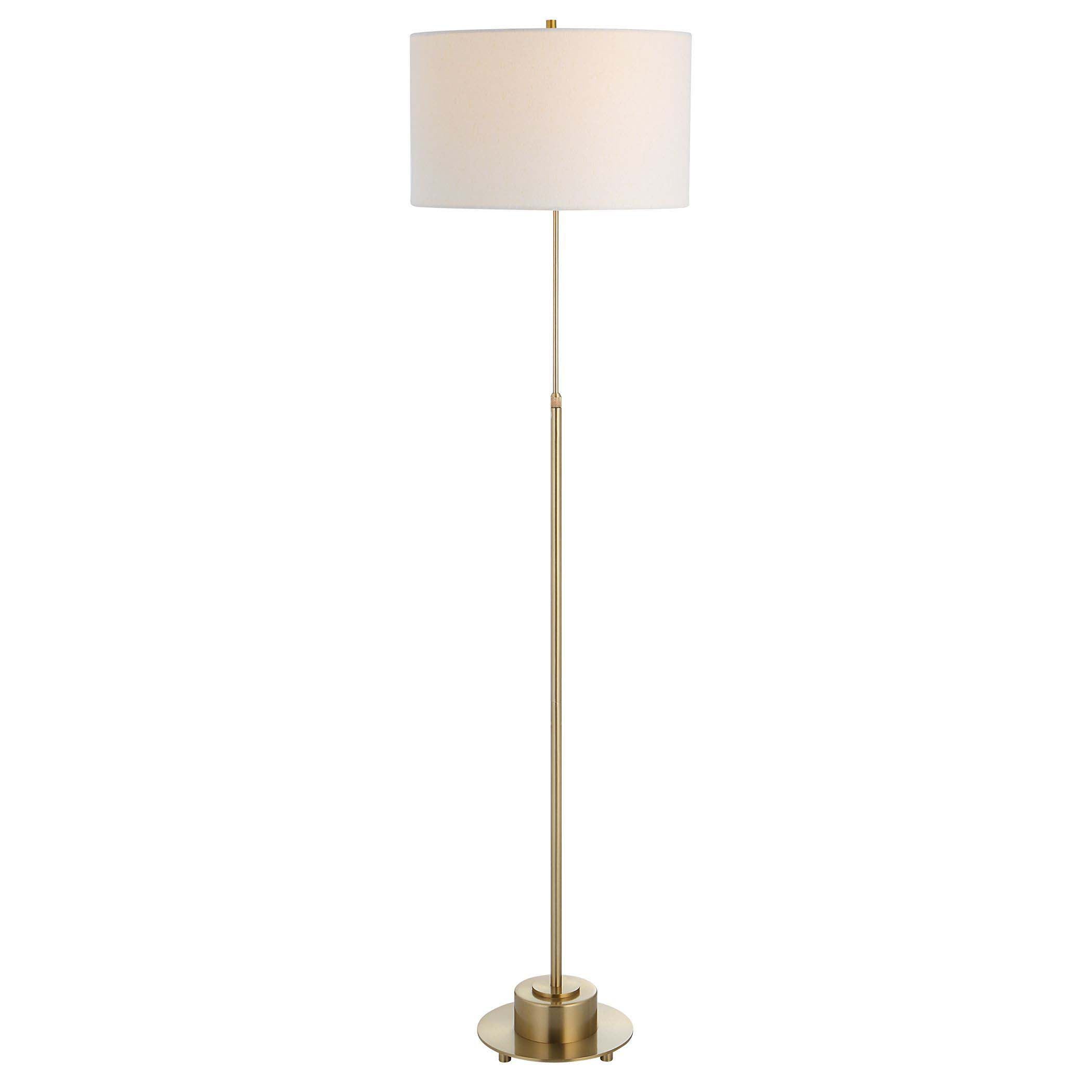 Uttermost Prominence Brass Floor Lamp