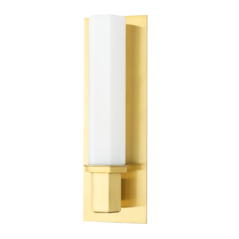 Hudson Valley Lighting Walton 1 Light Bath Bracket - Aged Brass