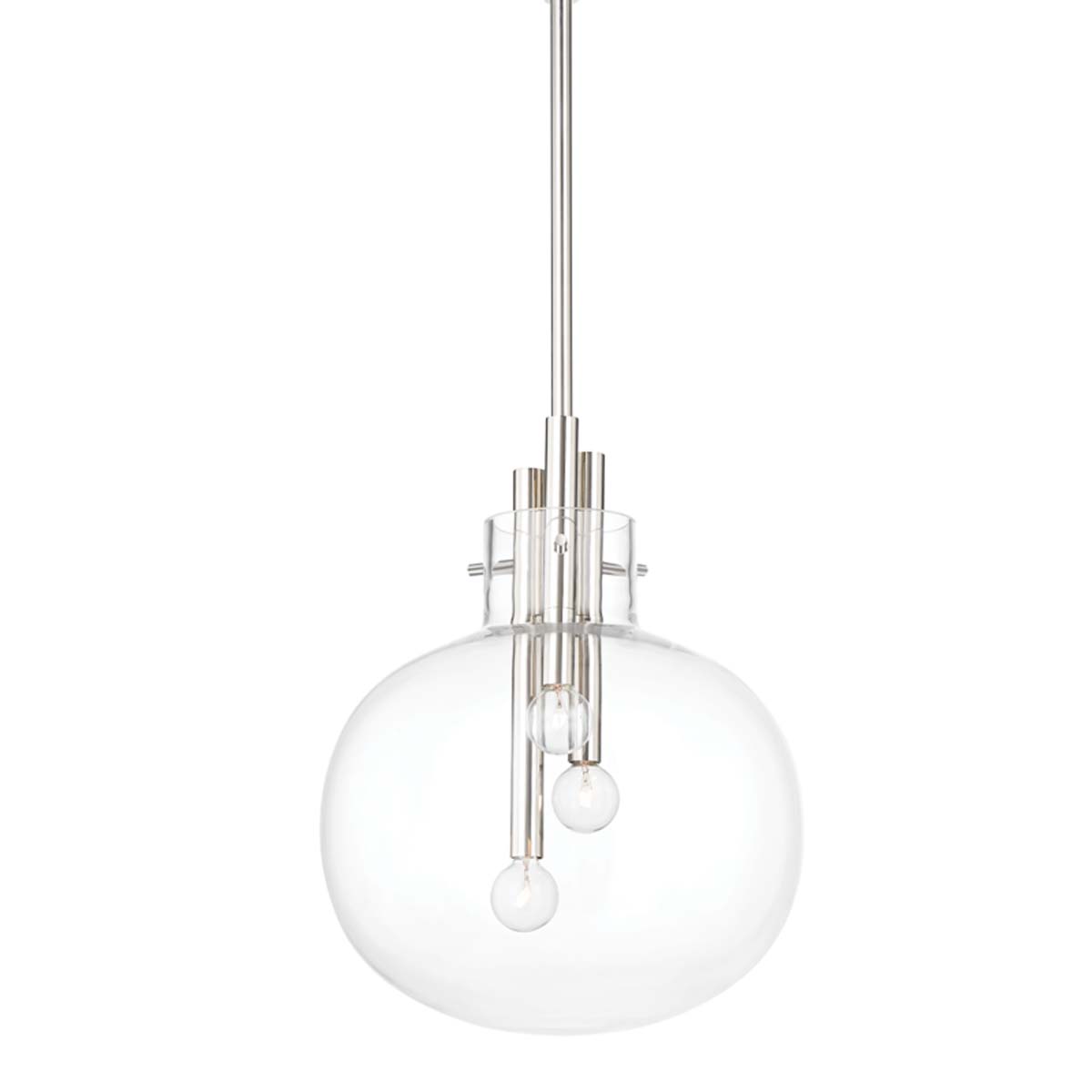 Hudson Valley Lighting Hempstead 16.75 3 Light Pendant Nickel - Metallic