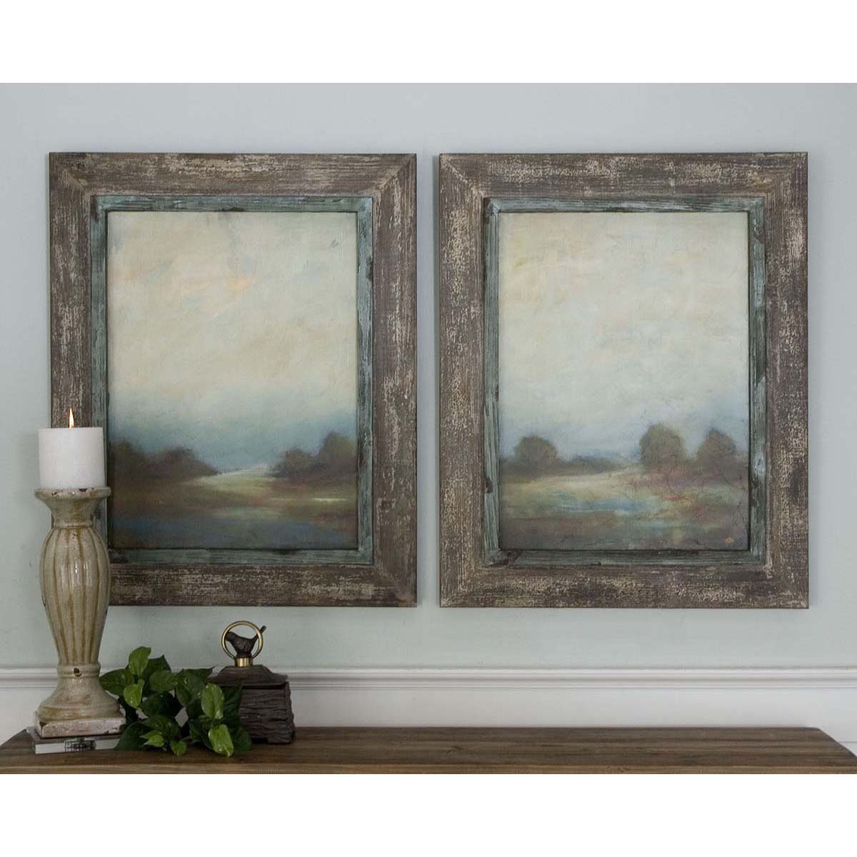 Uttermost Morning Vistas Framed Art, S/2