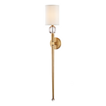 Hudson Valley Lighting Rockland 36.5" 1 Light Wall Sconce - Aged Brass