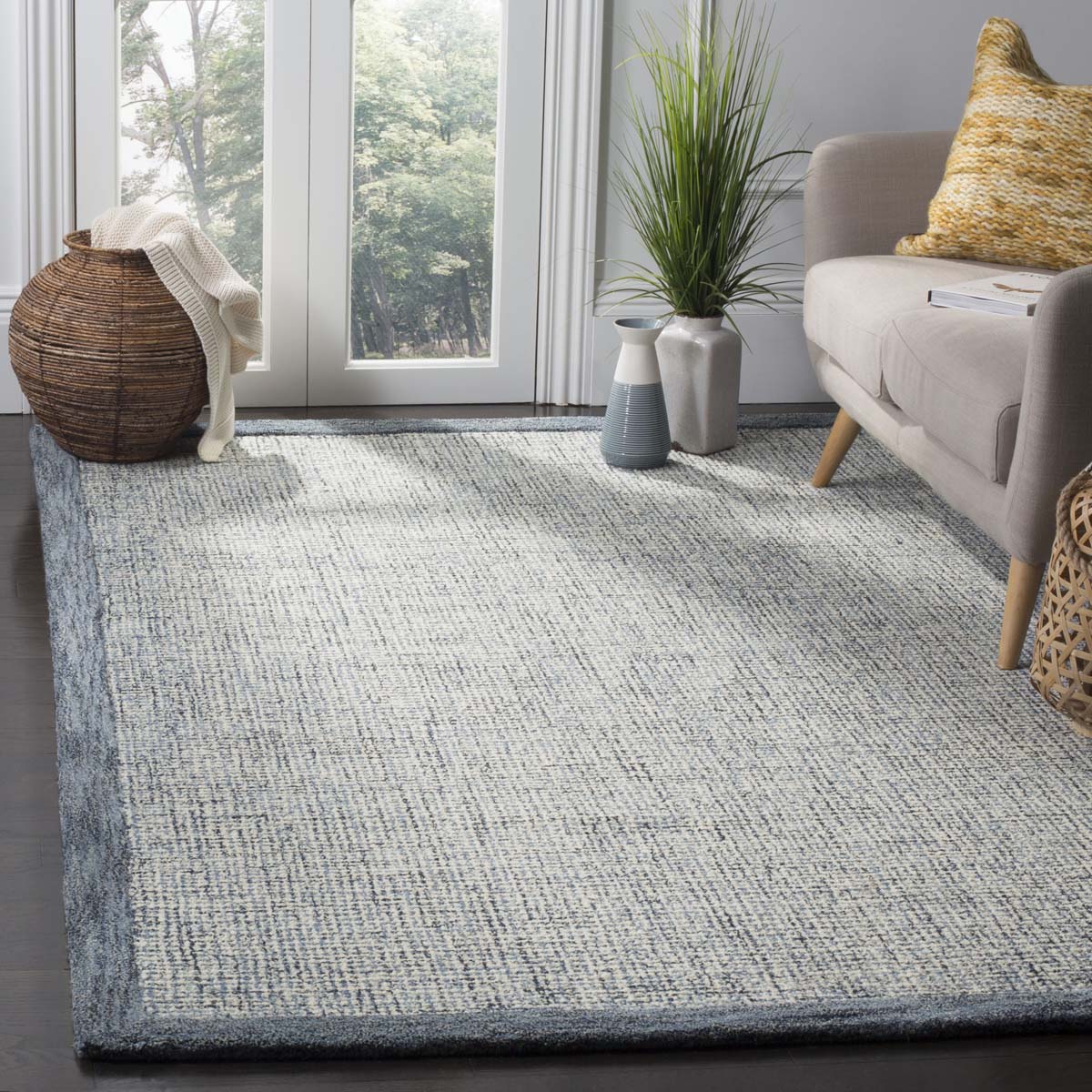 Safavieh Abstract 220 Rug, ABT220 - Navy / Ivory