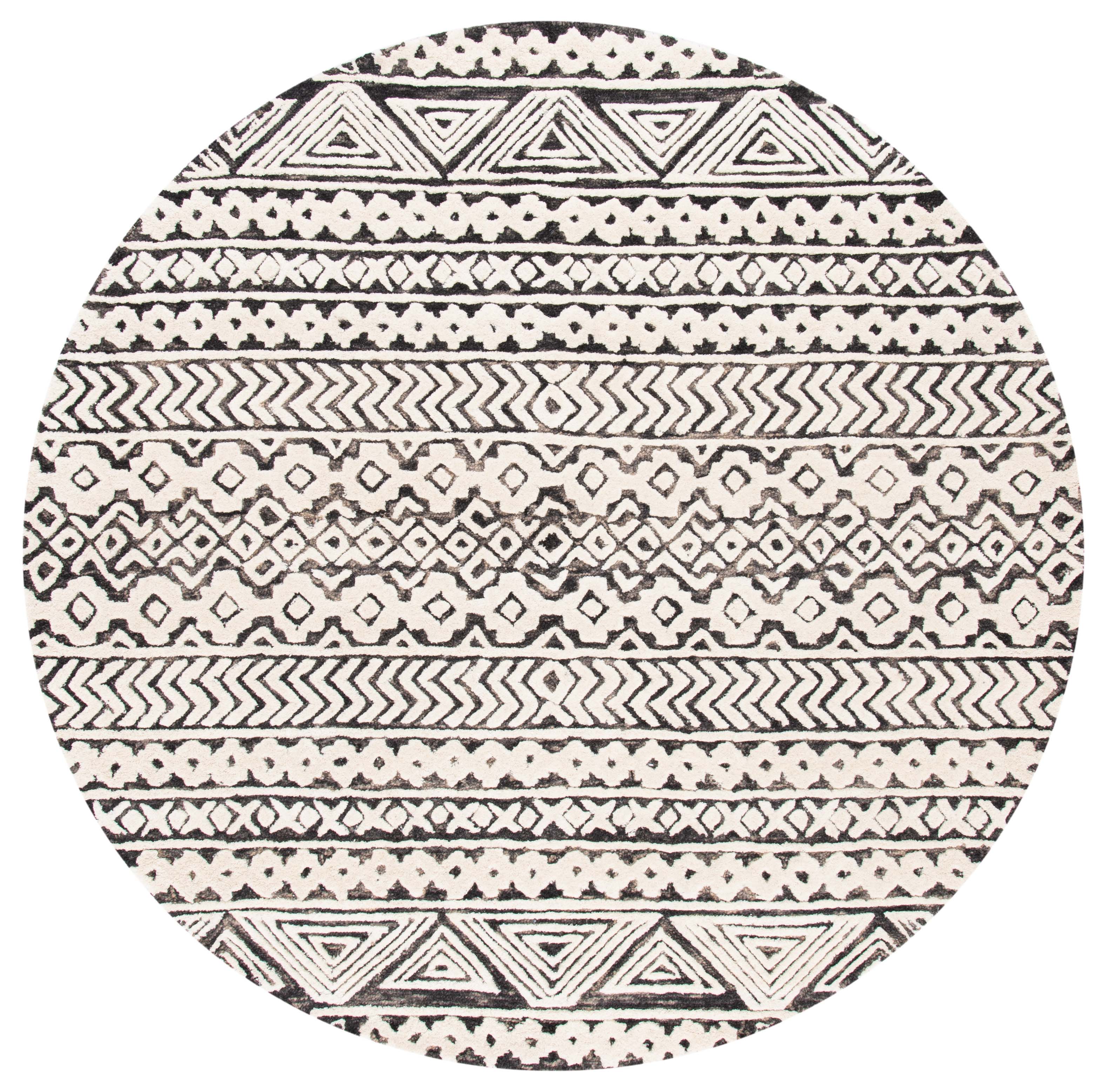 Safavieh Abstract 259 Rug, ABT259 - Ivory / Grey