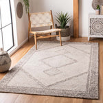 Safavieh Abstract 345 Rug, ABT345 - Ivory / Grey