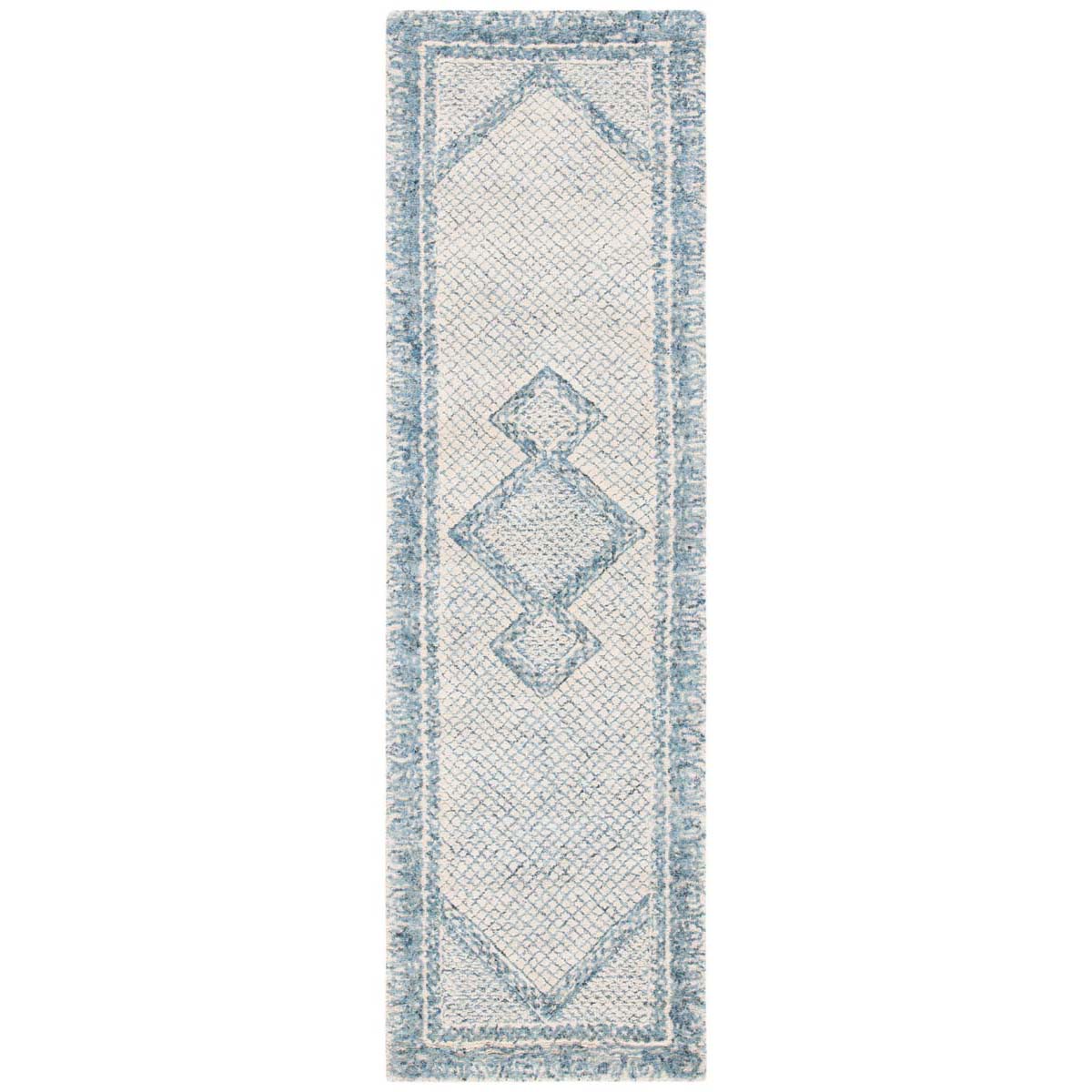 Safavieh Abstract 345 Rug, ABT345 - Ivory / Blue