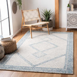 Safavieh Abstract 345 Rug, ABT345 - Ivory / Blue