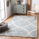 Safavieh Abstract 346 Rug, ABT346 - Ivory / Blue