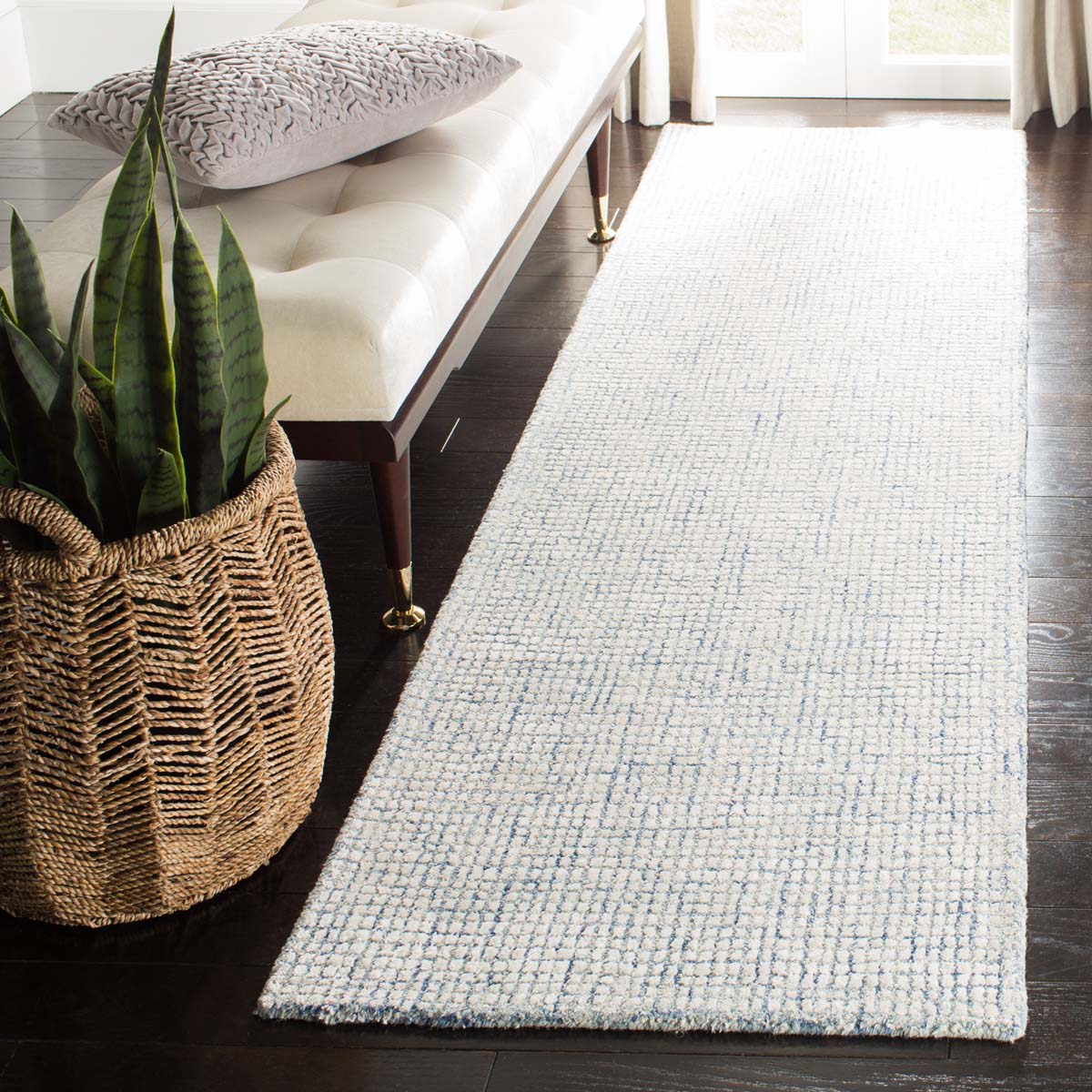 Safavieh Abstract 470 Rug, ABT470 - Ivory / Blue