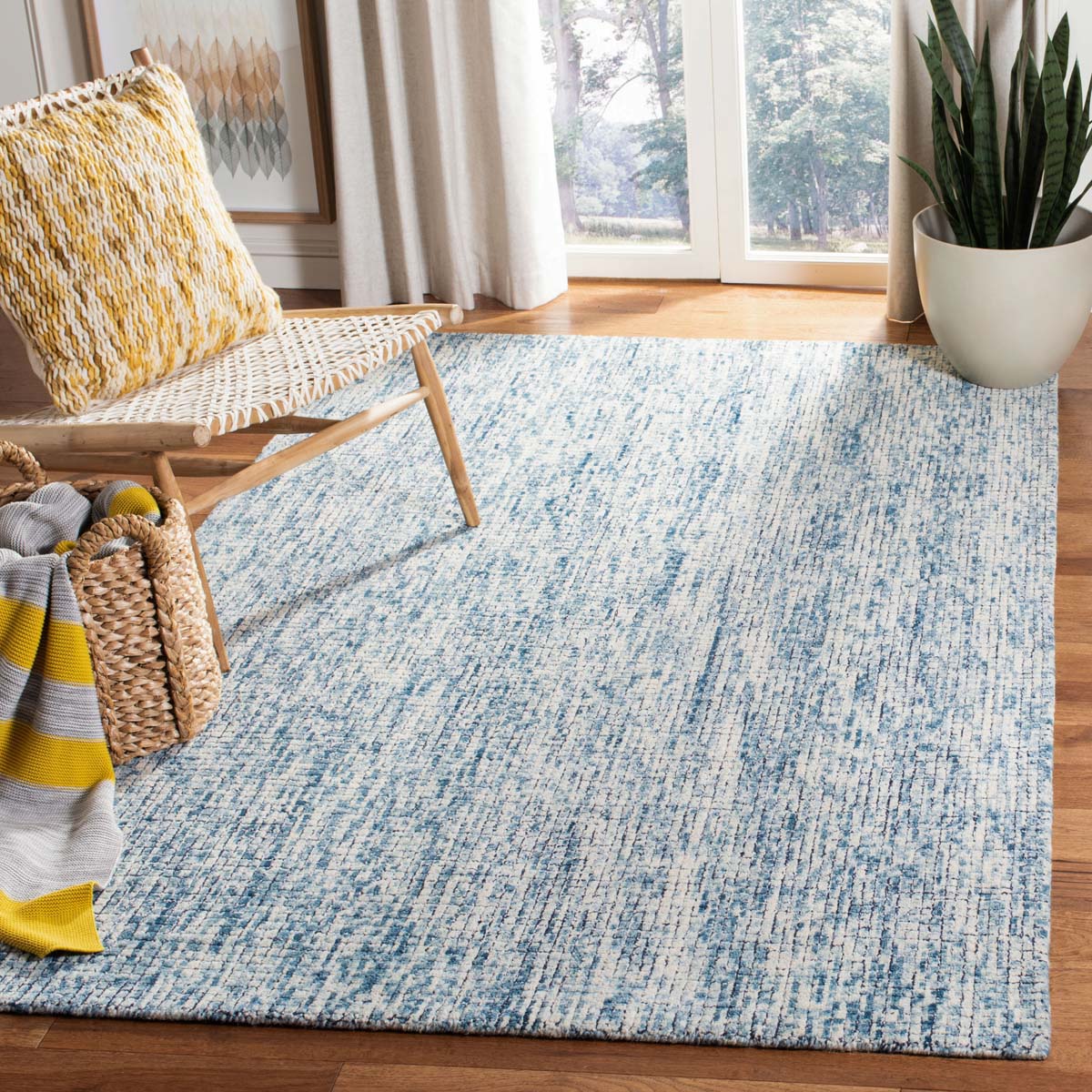 Safavieh Abstract 473 Rug, ABT473 - Ivory / Navy