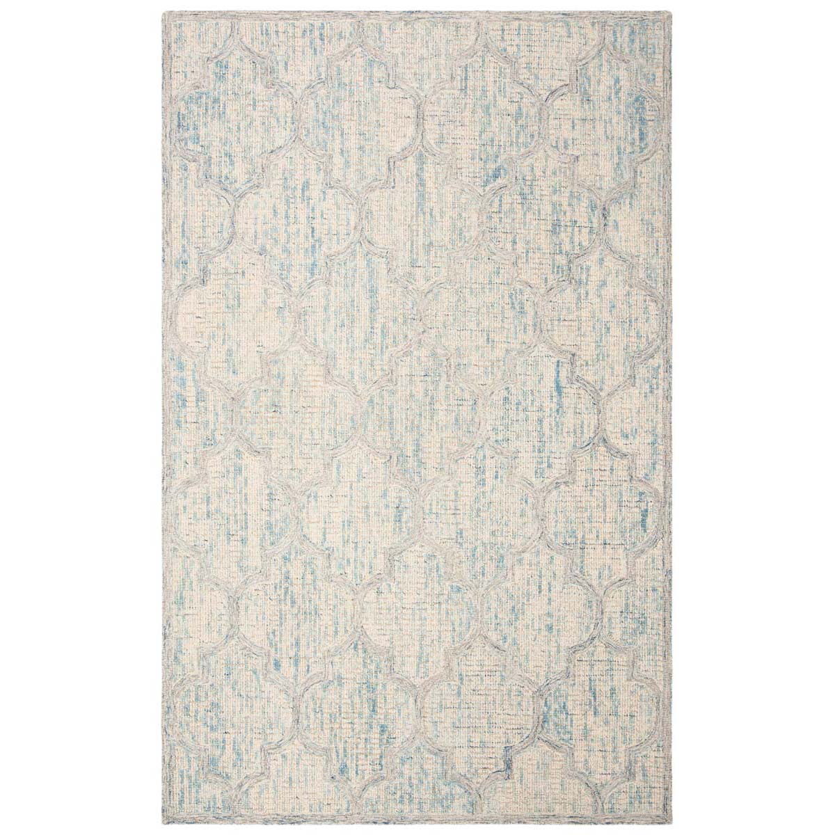 Safavieh Abstract 474 Rug, ABT474 - Ivory / Light Blue